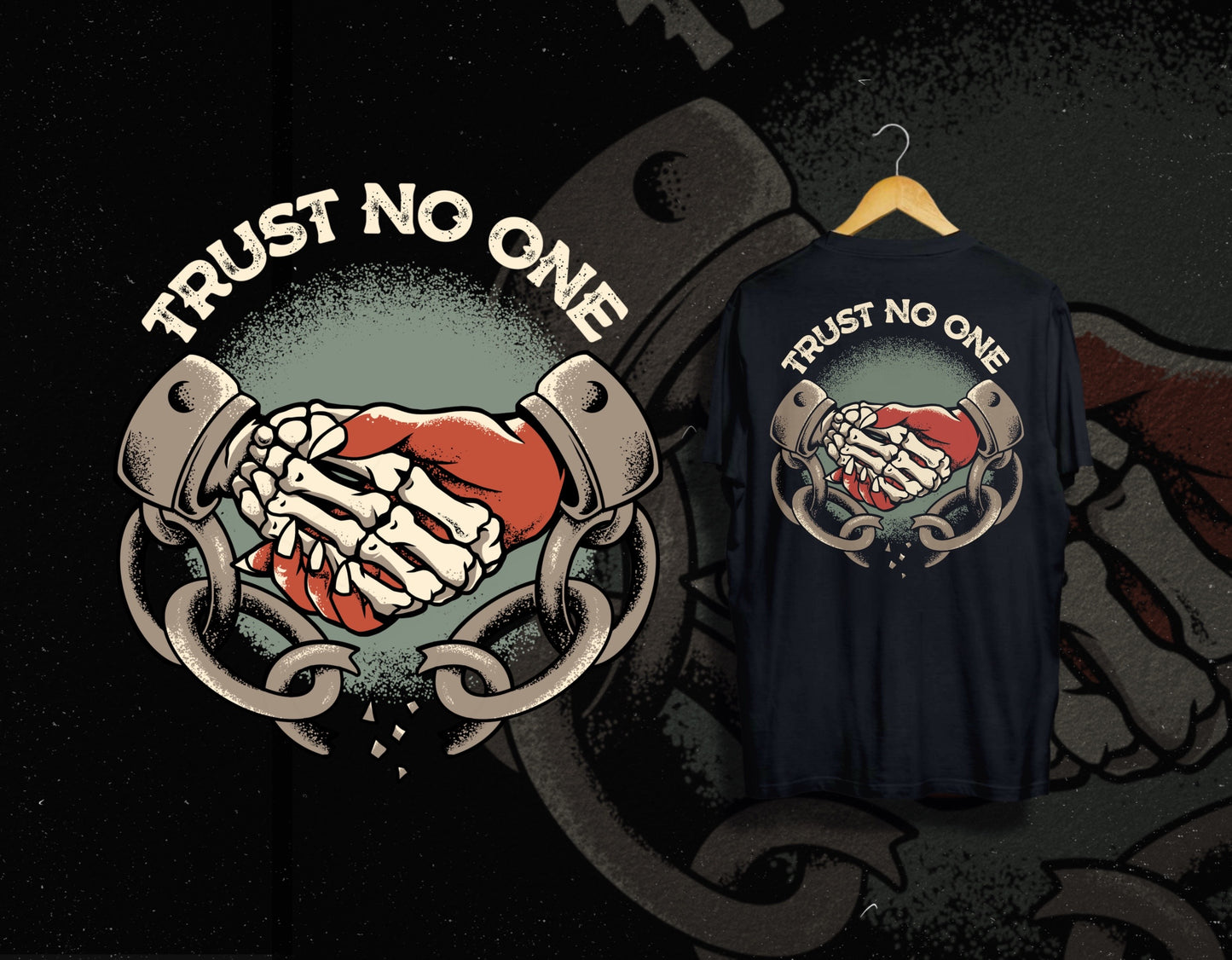 Trust no one tee